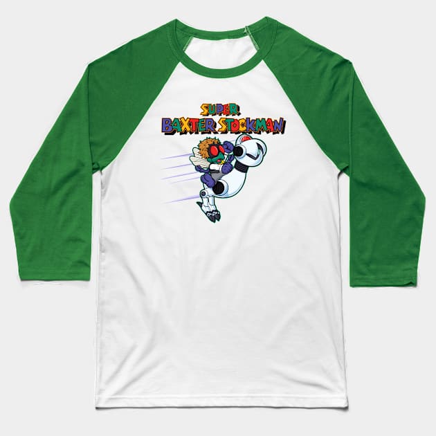 Super Baxter Stockman Baseball T-Shirt by Jc Jows